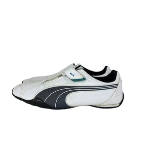 Puma Men's Redon Move Sneakers Leather Slip On White Hook And Loop Size 11.5
